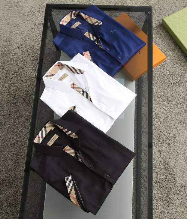 Picture of Burberry Shirts Short _SKUBurberryM-3XL8qx0127960